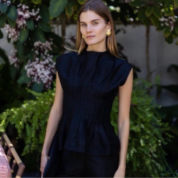 Julia Amory Ava Top, Noir, size small - Picture 6 of 7